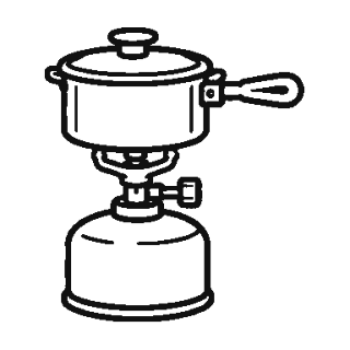 cat-line-stoves-gas رأس موقد رحلات بخرطوم – أسود