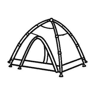 cat-line-tents خيمة أوتوماتيكية 260×260 سم