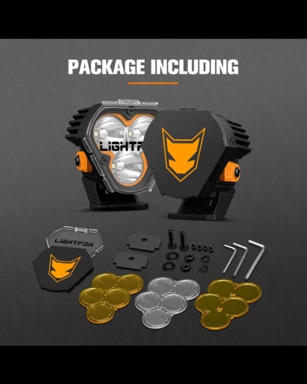 كشافات Lightfox مقاس 3 إنش (زوج) كشافات Lightfox مقاس 3 إنش (زوج)