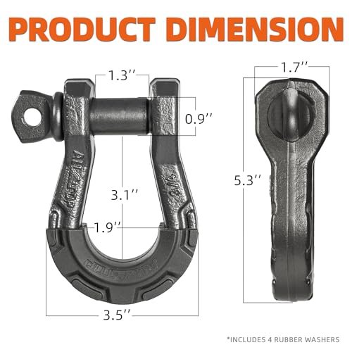 شاكل إنقاذ D-Ring مقاس 3/4 ALLTOP
