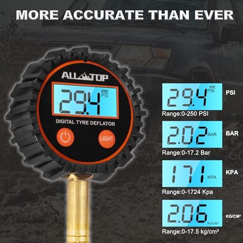 أداة خفض ضغط الإطارات الرقمية ALLTOP أداة خفض ضغط الإطارات الرقمية ALLTOP