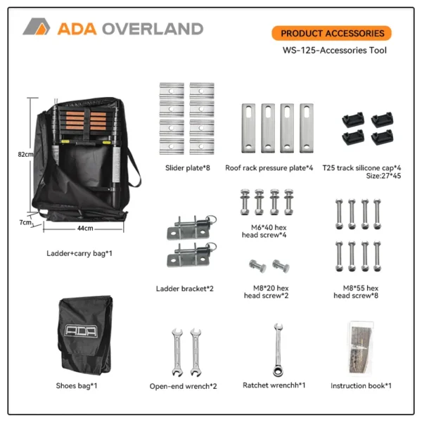 خيمة سقف ADA Overland WS125